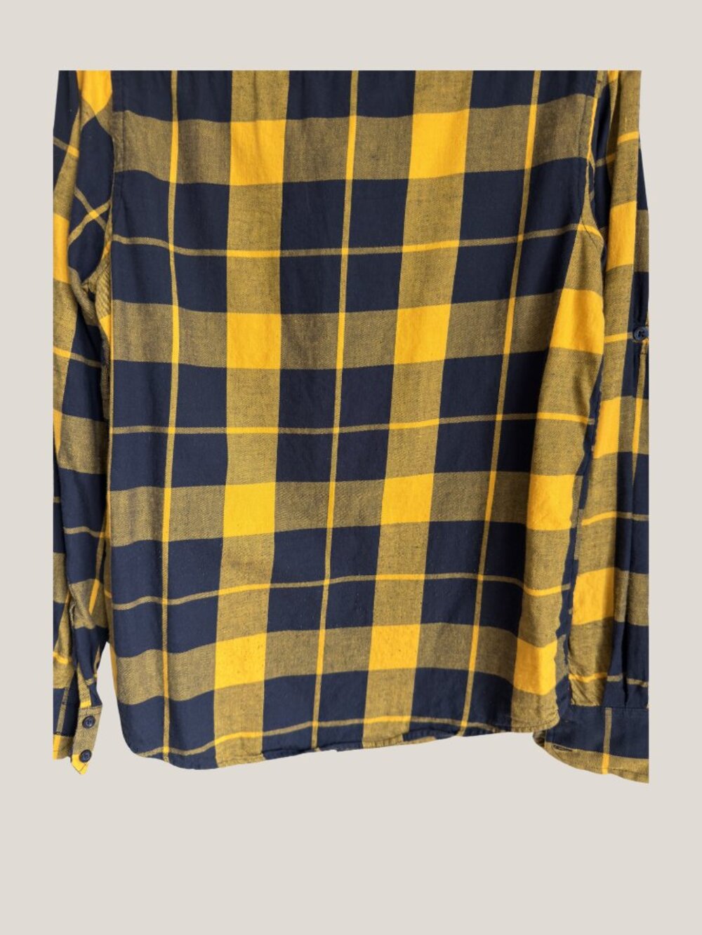 Vintage 2000s Ecko Unltd Buffalo Plaid Flannel Grunge Skater Long Sleeve S - Picture 10 of 11